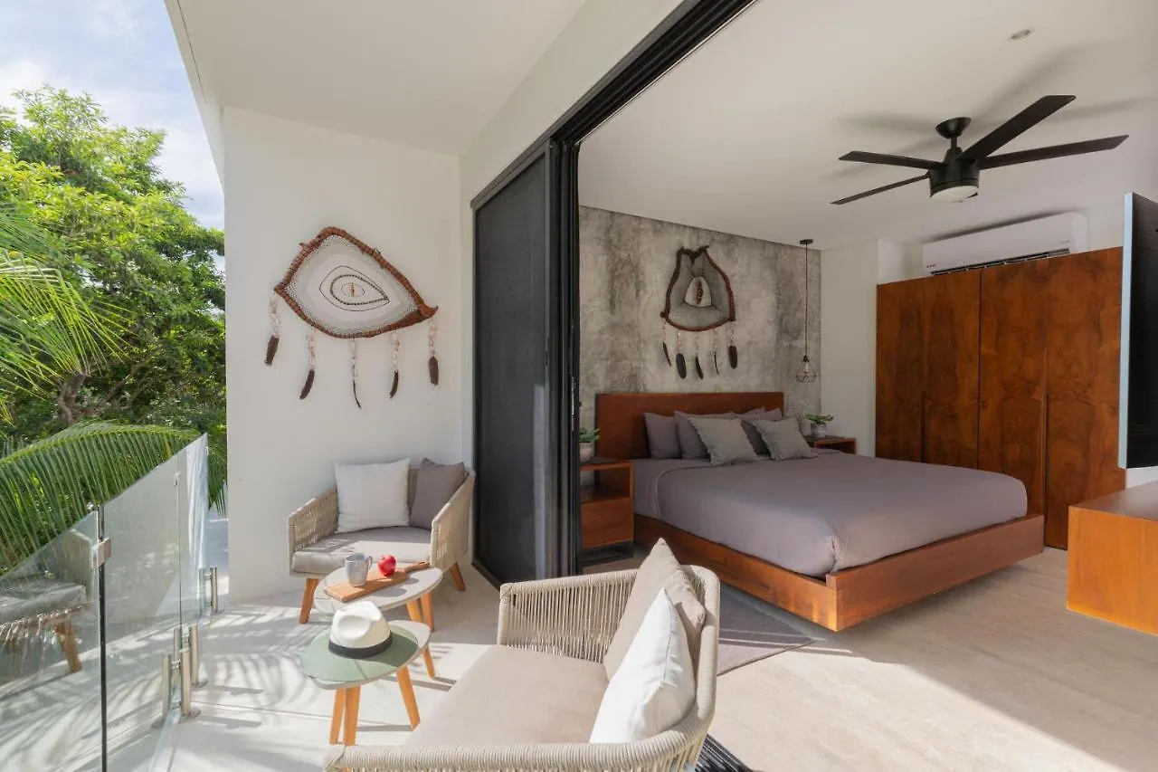 Nyaraló Baak- Ph3A- Ixchel Penthouse Studio Private Rooftop Pool Villa Tulum