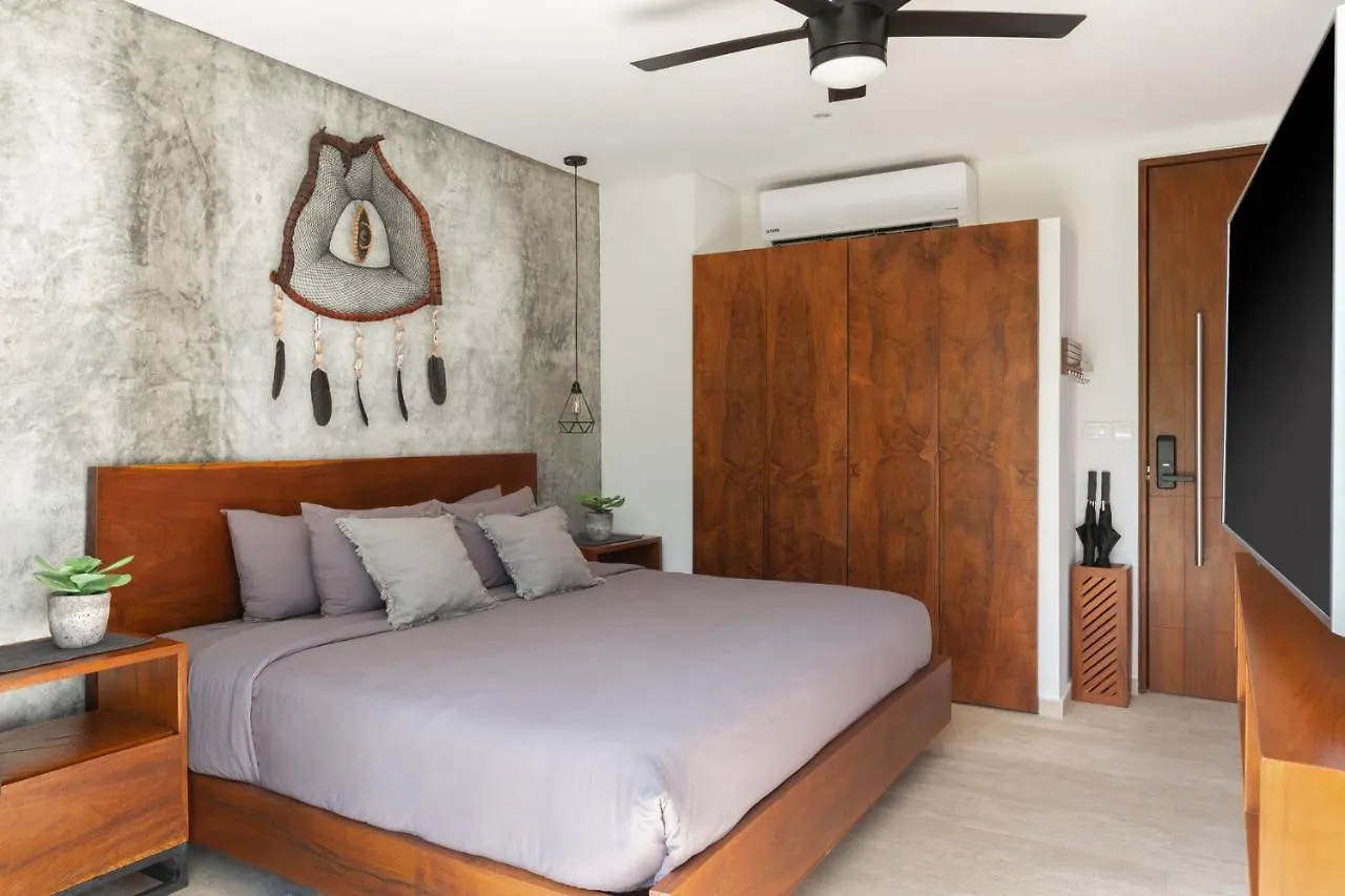 Baak- Ph3A- Ixchel Penthouse Studio Private Rooftop Pool Villa Tulum Mexikó