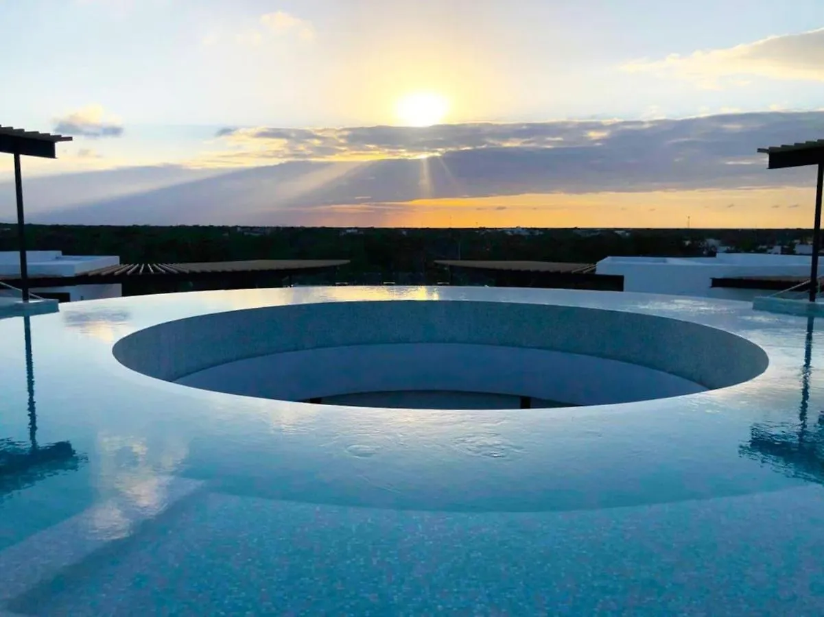 Baak- Ph3A- Ixchel Penthouse Studio Private Rooftop Pool Villa Tulum Mexikó