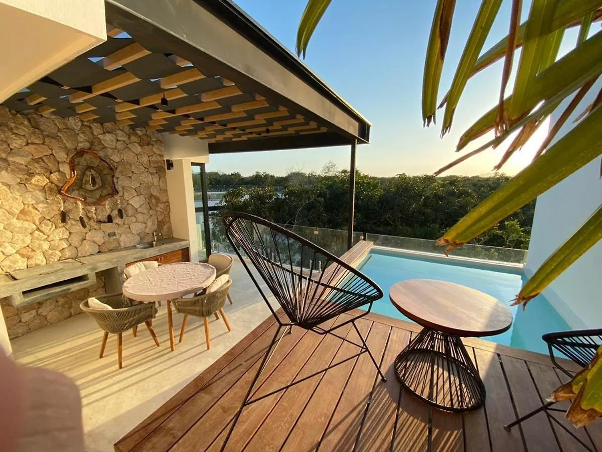 Baak- Ph3A- Ixchel Penthouse Studio Private Rooftop Pool Βίλα Τουλούμ